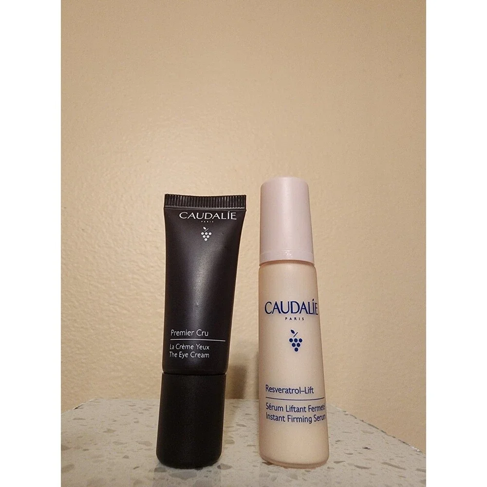 Caudalie Premier Cru Eye Cream 5ml & Resveratrol-Lift Instant Firming Serum 10ml